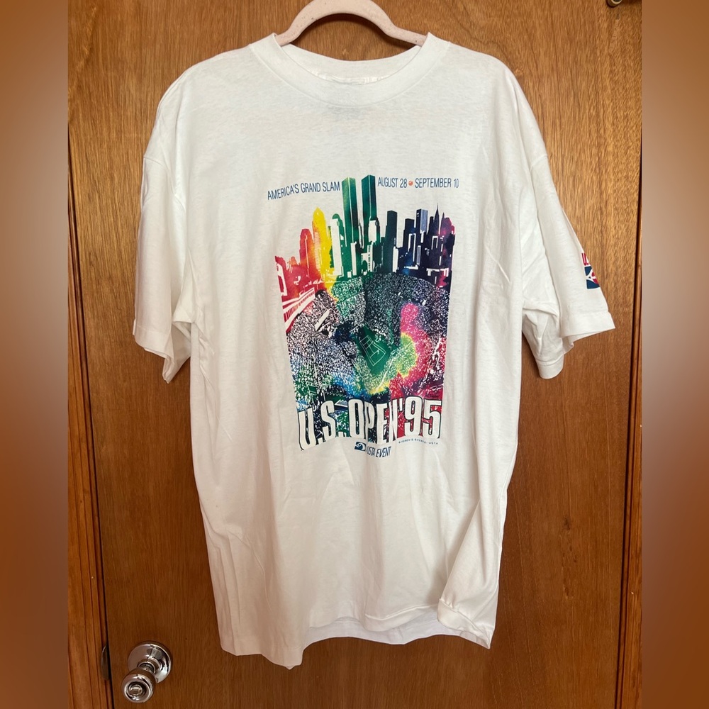 Vintage US Open 1995 Tennis tshirt made in USA